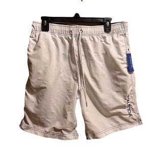 Nautica men’s NWT white swim trunks.